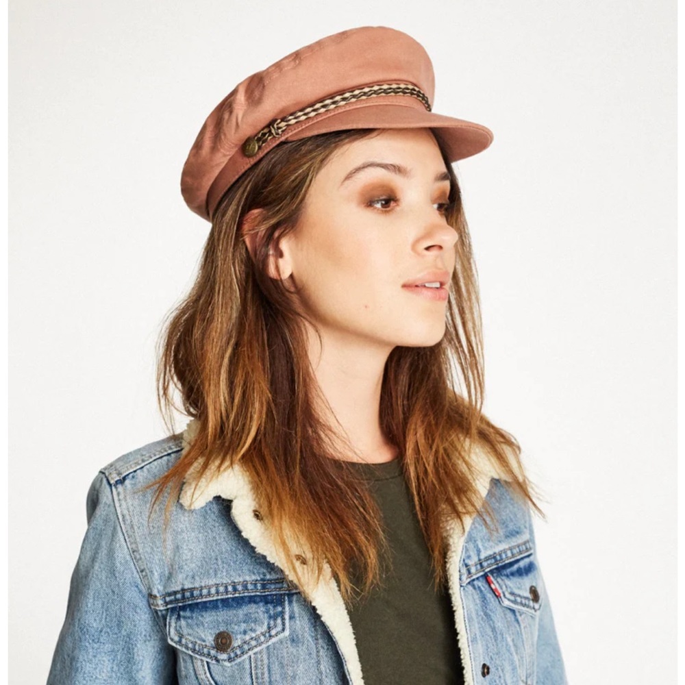 Brixton Ashland Cap Rose/Tan Small